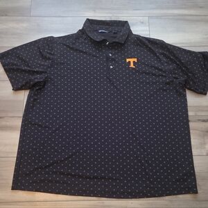 Cutter & Buck Black Polka Dot Polo Shirt